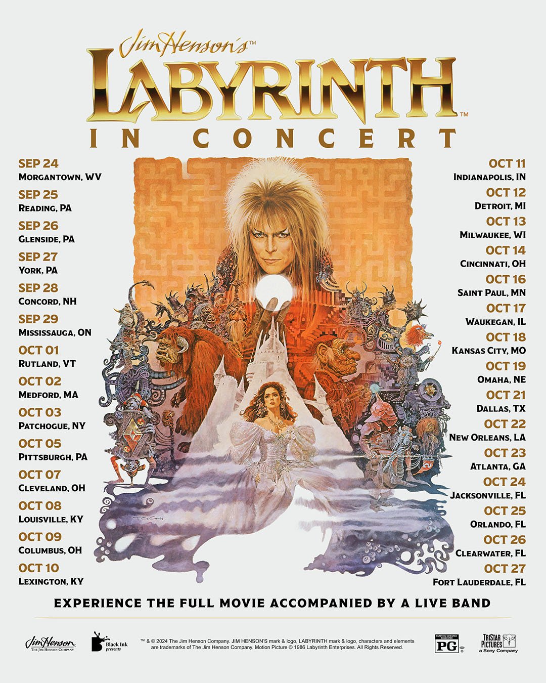Jim Henson's Labyrinth in Concert poster